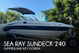 Sea Ray, Sundeck 240